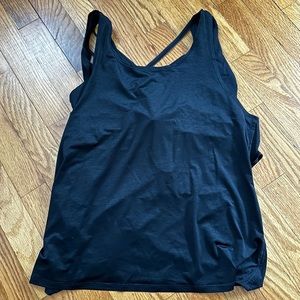 Lululemon Energy Bra 2-in-1 Tank black size 8